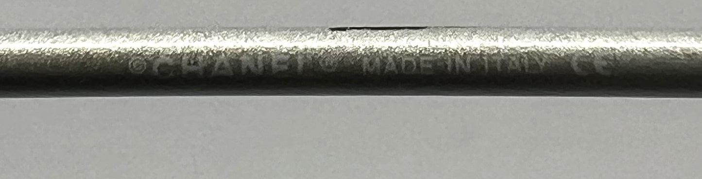 Chanel 5035 5414/11 Y2K Vintage Sunglasses – Black Oval 51-17, Grey Lenses