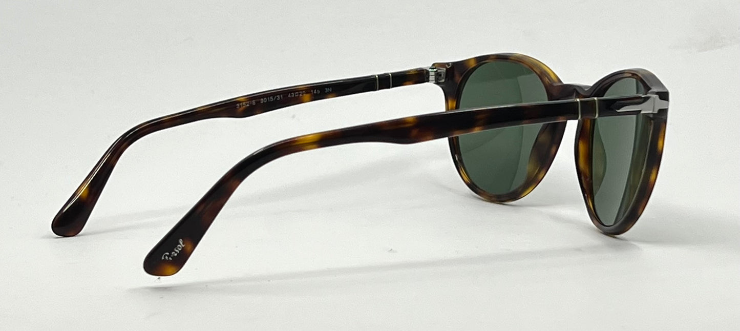 Persol 3152-S 9015/31 Handmade in Italy – Havana w/ Original Green Crystal Lenses