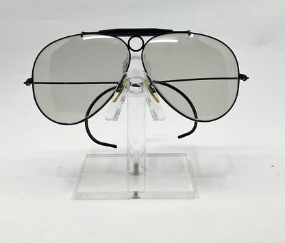 Ray-Ban Vintage Outdoorsman II-Black Aviator-Photochromic Lenses-62mm