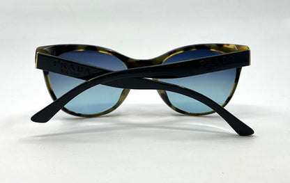 Prada Cat-Eye VINTAGE Sunglasses VPR 05W-F / New Deep Blue Custom Gradient Tinted Lenses