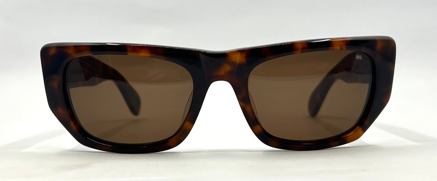 BENJAMIN “B. Ray”-Polarized Tortoise Sunglasses-Unworn-Japan