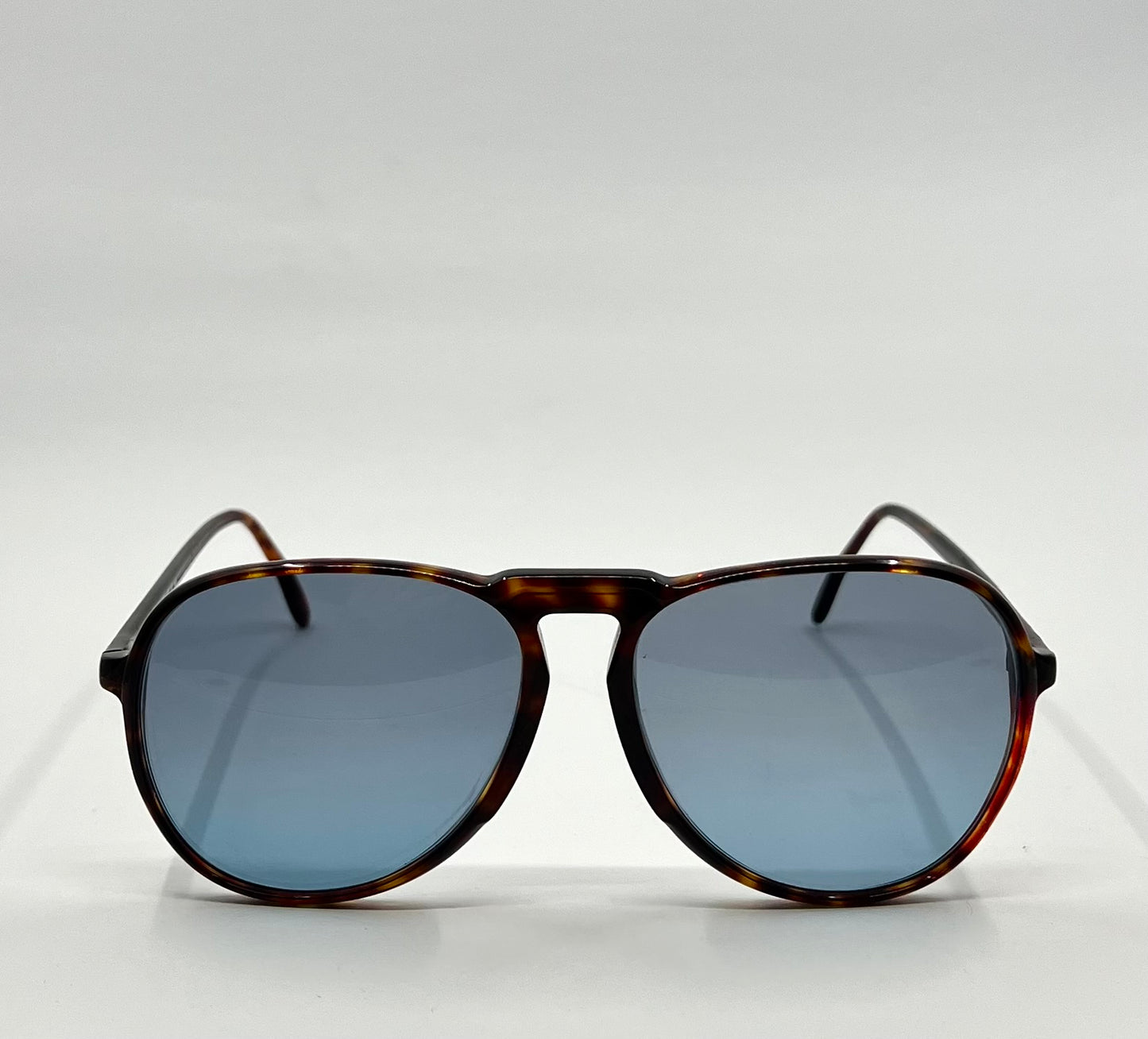 Silhouette Mod 237 Col 09 Vintage Sunglasses W|New Solid Blue Tinted Custom Lenses-Austria|60Mm