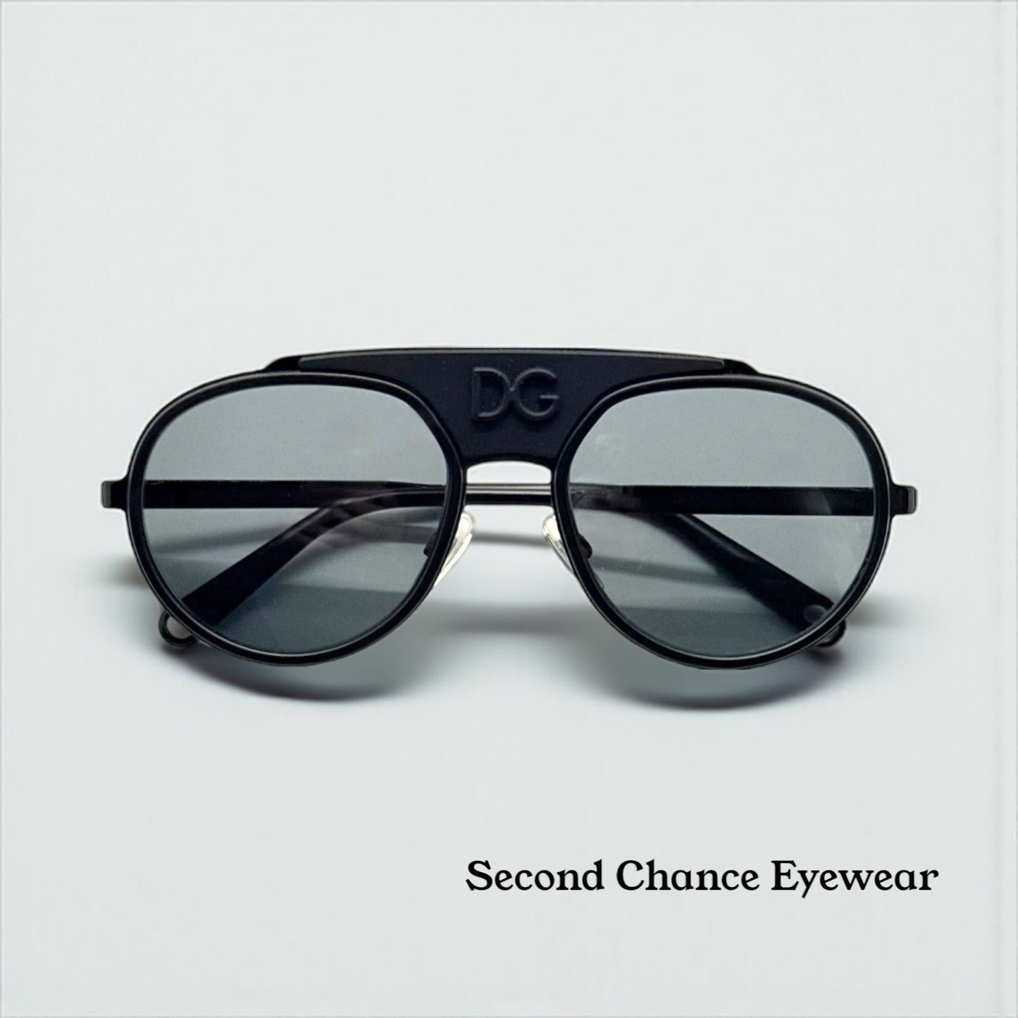 Dolce & Gabbana DG2210 01/6G – Collectible Y2K Vintage Sunglasses – Full Kit