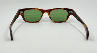 Jean Lempereur 3022 Vintage Sunglasses w/New Solid Green Custom Lenses- France-51mm