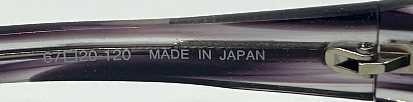 Sama Eyewear Gloss GRY 67-20-120 Y2K Vintage Deadstock Sunglasses Japan