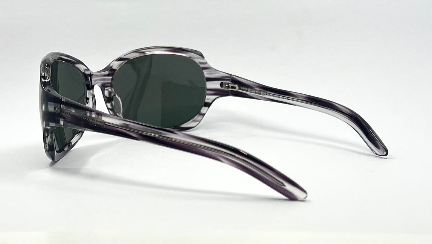 Sama Eyewear Gloss GRY 67-20-120 Y2K Vintage Deadstock Sunglasses Japan