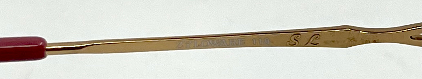 Sophia Loren Beaurivage 21 Zyloware Vintage Sunglasses W|New Pink Gradient Custom Lenses-Nos|Unworn