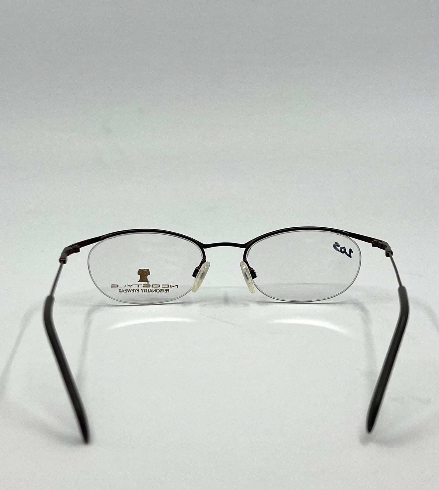 Zen Barcelona Einstein Z457 C.04 44-25 Round Optical Glasses Duralumin 7075 Nib