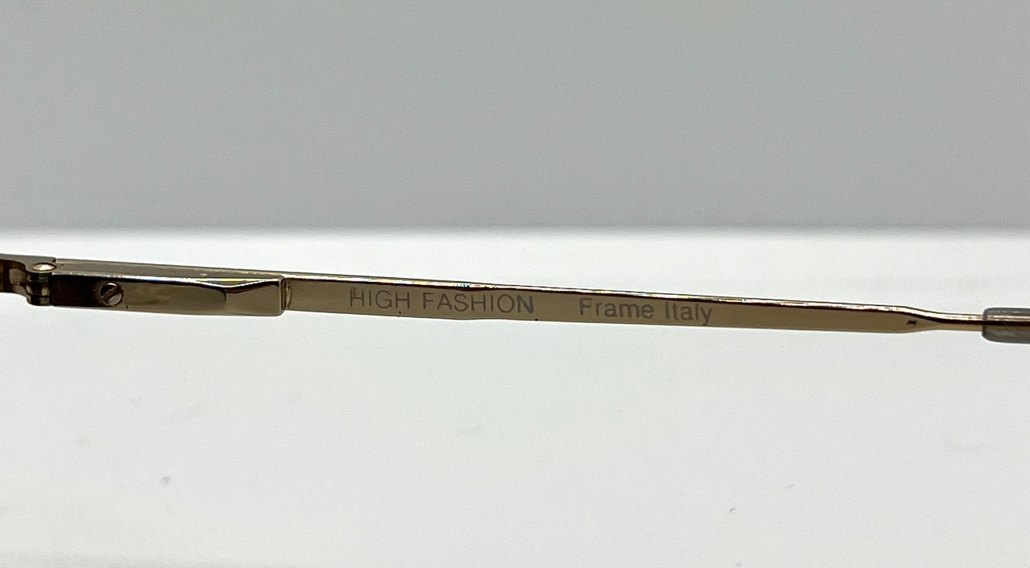 High Fashion Mod. 1729 – Italian Metal Vintage Aviator W|New, Custom Violet Grey Lenses