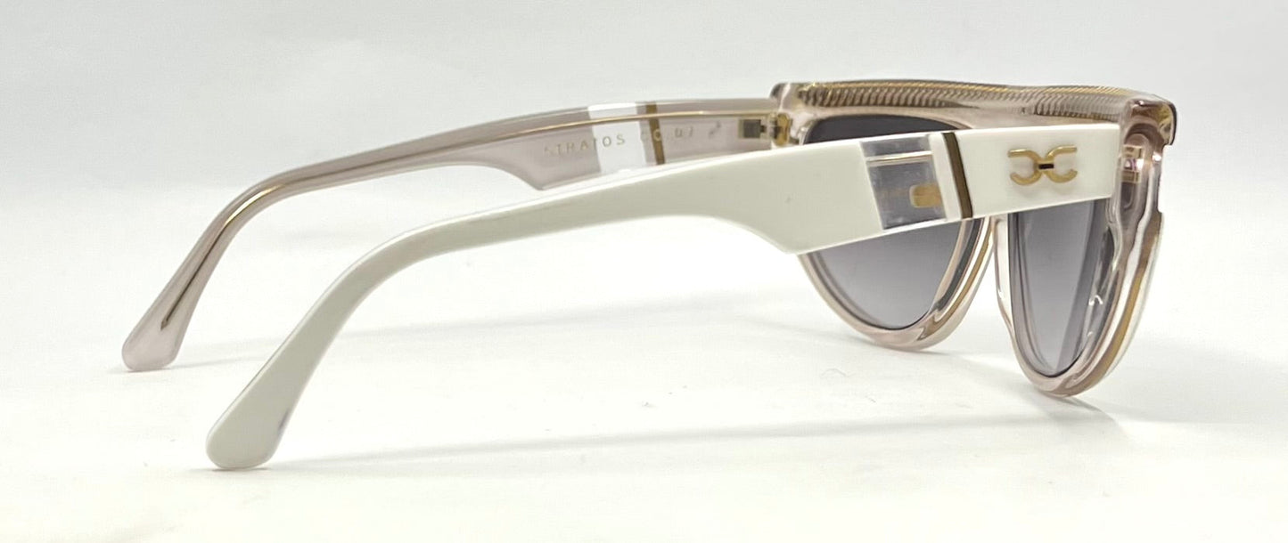 Claudio Carlotti STRATOS CC.07 Unworn Vintage-French Leather Sunglasses