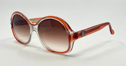 Lanvin OLB5 France-Oversized Round VINTAGE Sunglasses w/New Gradient Custom Lenses