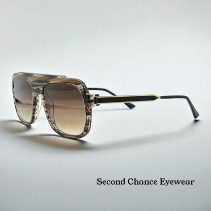 Thierry Lasry Bowery 170 Sunglasses – Brown Gradient Lenses – Handmade France