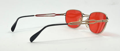 Gehami 219 Vintage 20/000 Gold-Filled Sunglasses w/New Red Custom Lenses