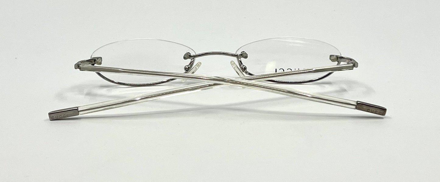 GUCCI GG2692 9B5 Y2K Rimless Oval Frame-Unworn-Made in Italy