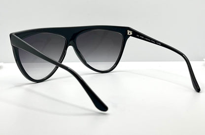 Christian De Rozi – Handmade Vt-Brown Pearl Cat-Eye Sunglasses-Deadstock-Original Gradient Lenses-Vintage