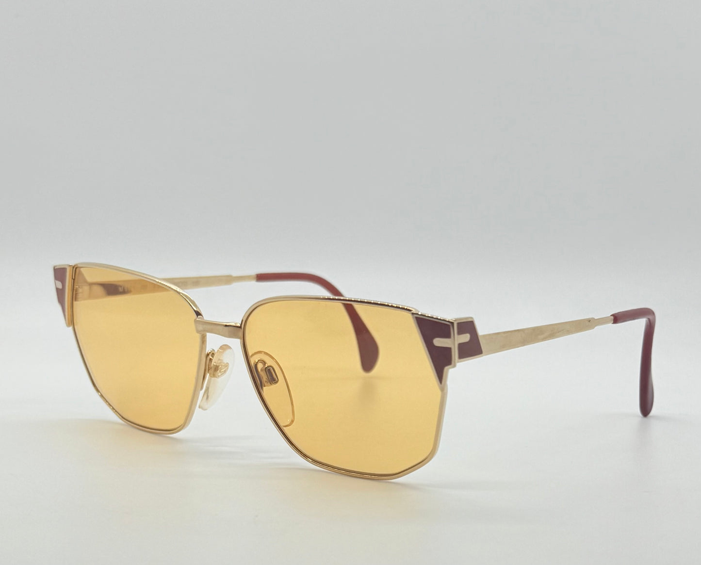 Silhouette M6114 | V6020 Vintage Sunglasses 55mm| w|New Amber Day|Night Custom Lenses | Deadstock Austria
