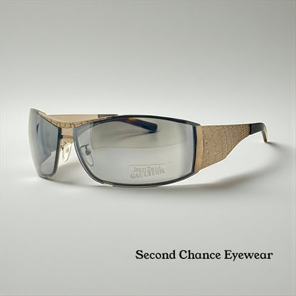 Jean Paul Gaultier Sjp 103 Col R80X-Y2K Deadstock Shield Sunglasses-Full Kit Italy