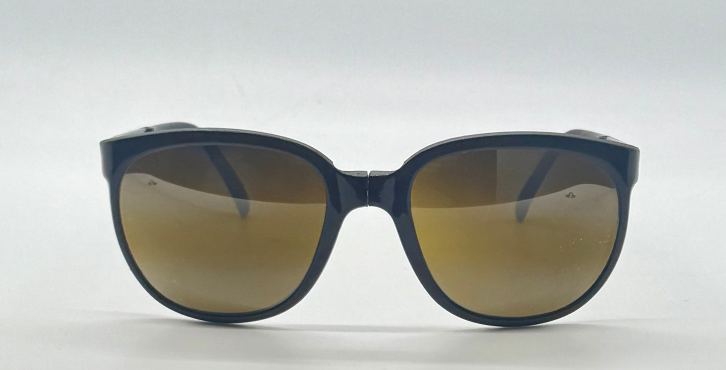 Vuarnet 4502 VINTAGE Folding Sunglasses-Black Gradient Mineral Lenses/France-Case