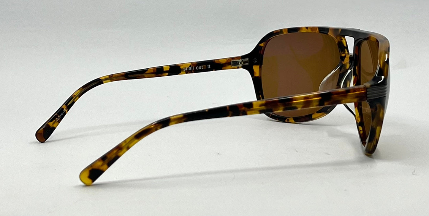 BLINDE by Richard Walker “SHELL OUT” TT Japan Oversized Aviator Sunglasses