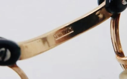 Vintage Metzler - 1|10 12K Gold Filled Eyeglass Frame 50-18-135Mm