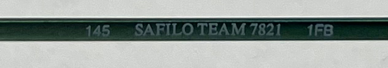 Safilo Team 7821 Vintage Green Metal Sunglasses-New Gradient Tinted Custom Lenses-Unworn-47mm