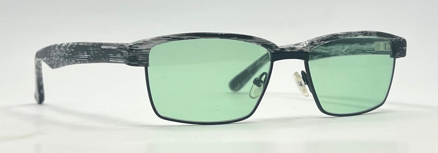 ZEN Barcelona ZR34 Sunglasses w/New Solid Green Custom Lenses-Unworn