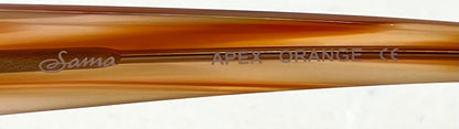 SAMA Apex Orange Sunglasses – w/ New Solid Tined Custom Lenses-Vintage/Unworn-Japan