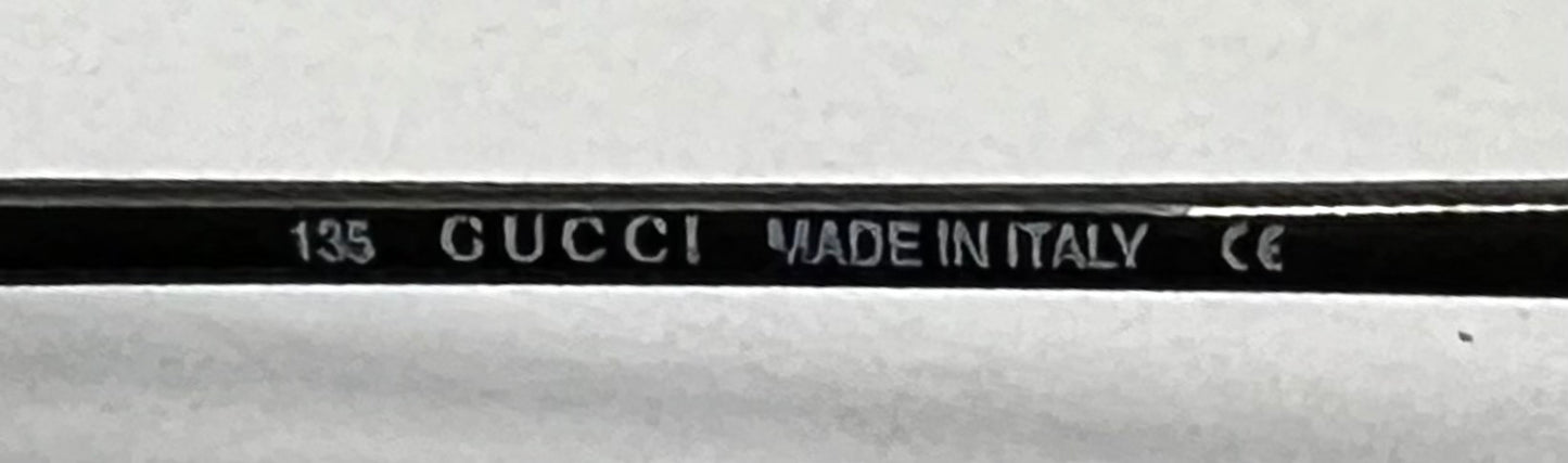 Gucci GG2678 628 Y2K Vintage Oval Sunglasses w/New Violet-Rose Gradient Custom Lenses