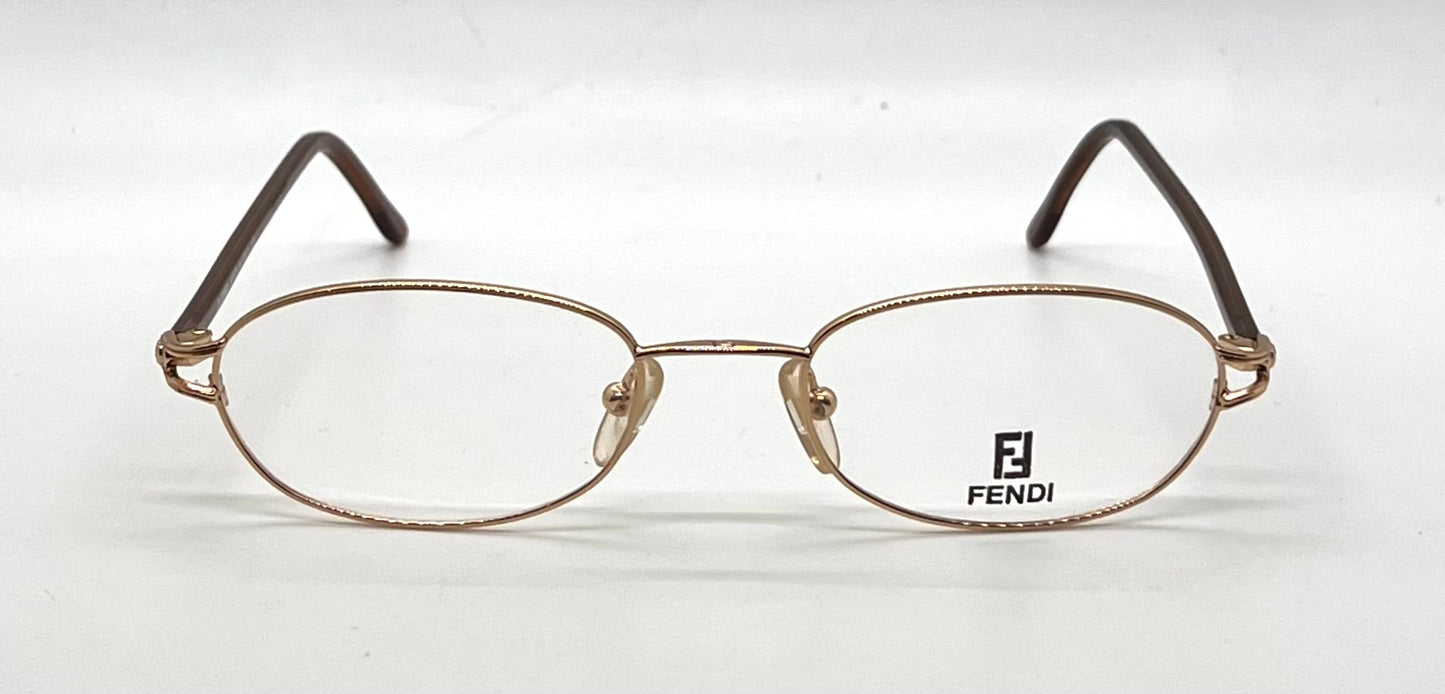 Fendi F522 Salmon Unworn/NOS Oval Eyeglasses-Made Italy 50mm