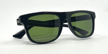 Gucci GG1117O 001 Black w/ Original Green Lenses – Made in Italy