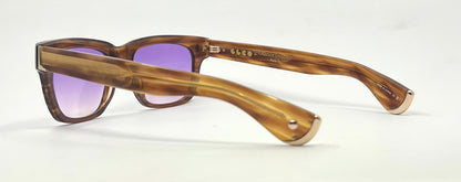 Garrett Leight x Officine Générale DB Sunglasses w/New, Custom Gradient Lenses-Full Kit/Unworn