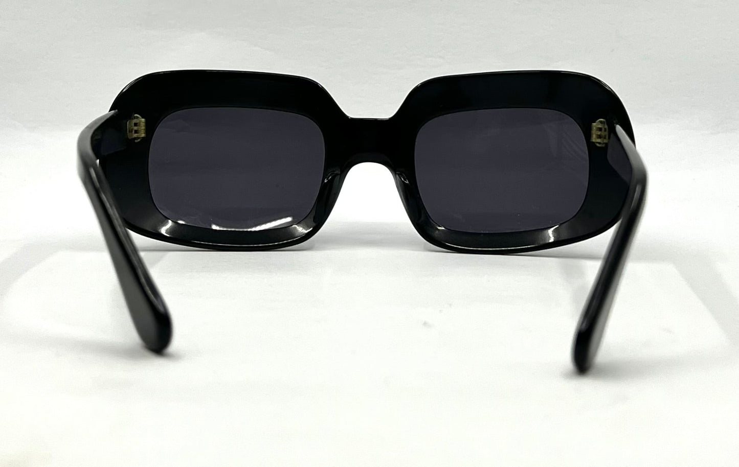 Vintage Rhinestone Sunglasses-Oversized Black Crystal Couture Rare-Made in France