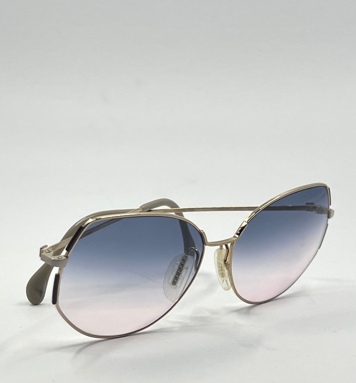 Zeiss W. Germany 6858 Vintage Sunglasses w|New Gradient Tinted Custom Lenses-56mm