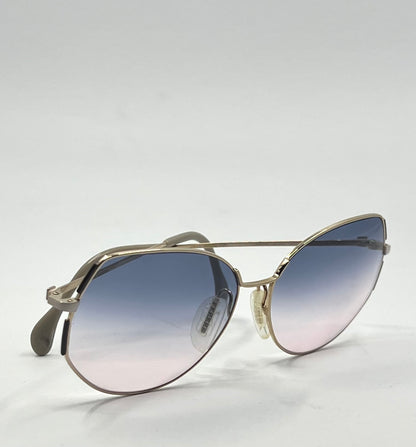 Zeiss W. Germany 6858 Vintage Sunglasses w|New Gradient Tinted Custom Lenses-56mm