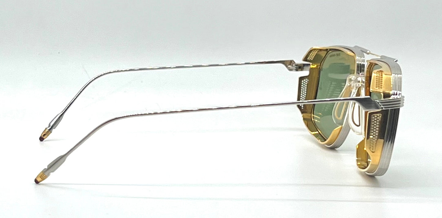Jacques Marie Mage JAGGER DECADE in ELECTRUM-Titanium Sunglasses-Ltd 150-Full Kit