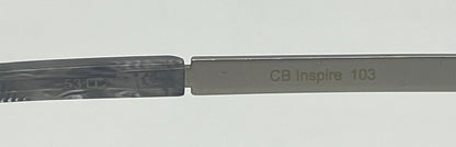 Coco and Breezy CB Inspire 103 Clear Round Sunglasses Grey Gradient Lenses 53-17