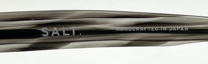 Salt. Polarized Sunglasses- Striated Grey Acetate-Japan-Unworn|Deadstock
