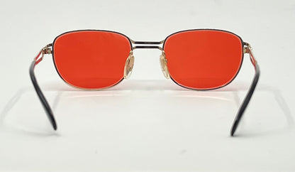 Gehami 219 Vintage 20/000 Gold-Filled Sunglasses w/New Red Custom Lenses