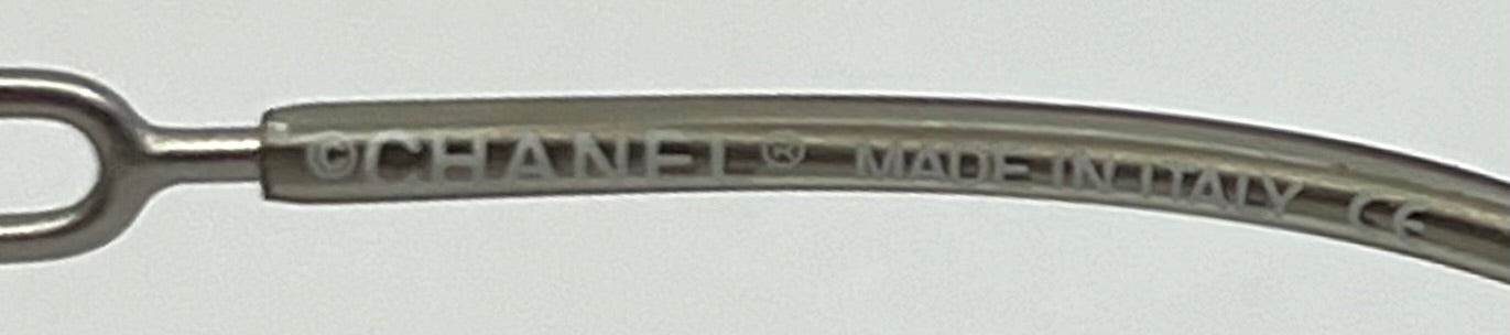 CHANEL 4051B 103/61 Rimless Crystal CC Logo Sunglasses-Y2K Deadstock-Italy