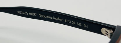 Oliver Peoples Berluti Sheldrake Leather Sunglasses Ov5036Sq-Full Kit