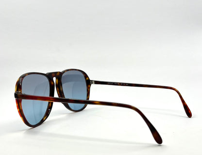 Silhouette Mod 237 Col 09 Vintage Sunglasses W|New Solid Blue Tinted Custom Lenses-Austria|60Mm