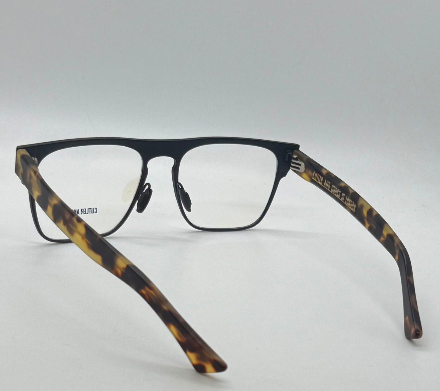 Cutler And Gross Cgop1366-03-Matte Black|Tortoise-56Mm-Handmade In Italy-Full Kit