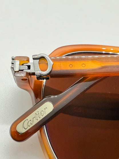 Cartier Ct0419S 003 Havana Sunglasses-Unisex Fit-Zeiss Lenses-Authentic Luxury Frame