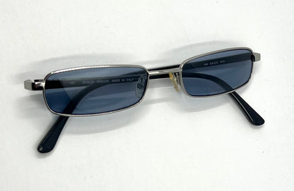 Giorgio Armani GA272 HT5 Y2K Vintage Sunglasses-New Blue-Grey Custom Lenses
