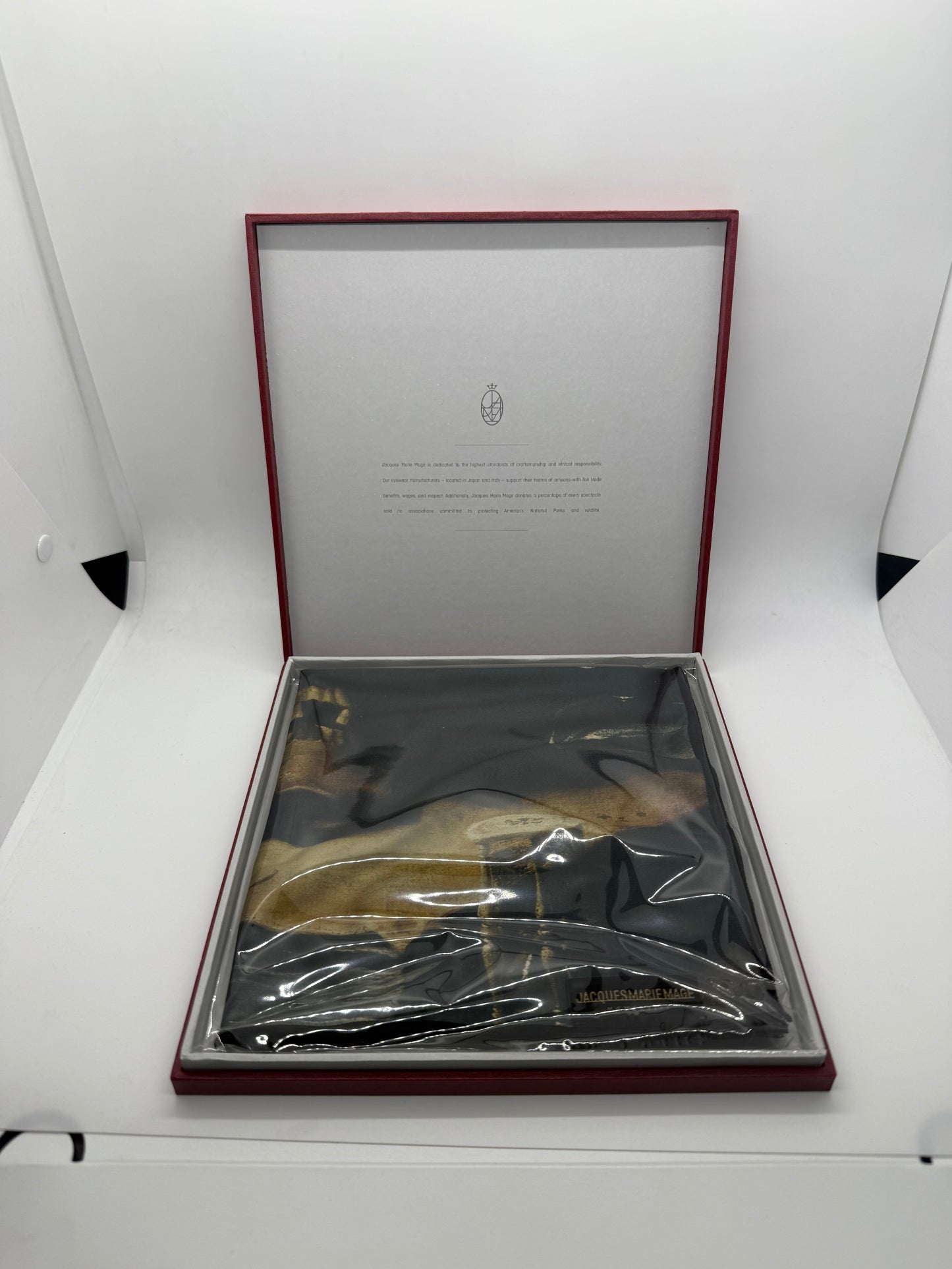 Jacques Marie Mage “Vanitas Skull” Cleaning Cloth-New in Box-Ltd. 200 pcs.