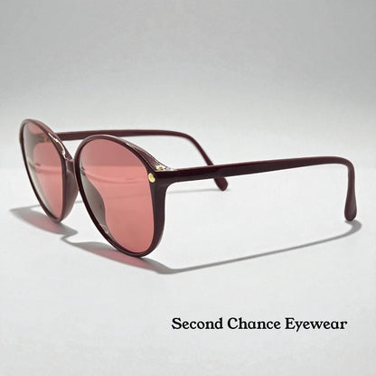 Silhouette Vintage Sunglasses W|New Solid Rose Custom Lenses-Unworn|Nos-Austria