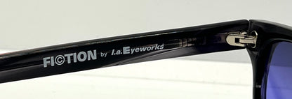 Fiction By L.A. Eyeworks Tom 033 Sunglasses-W| New, Solid Midnight Violet Custom Lenses