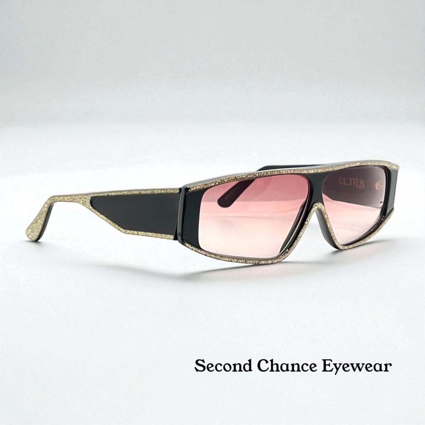 Ultra Jezebel Sunglasses-Made In Italy-Deadstock With Original Gradient Lenses