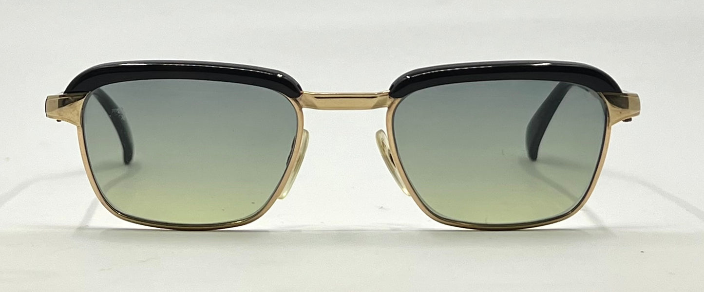 Amiard Cambridge 22 Vintage Browline Sunglasses-New Gradient Second Chance Customs