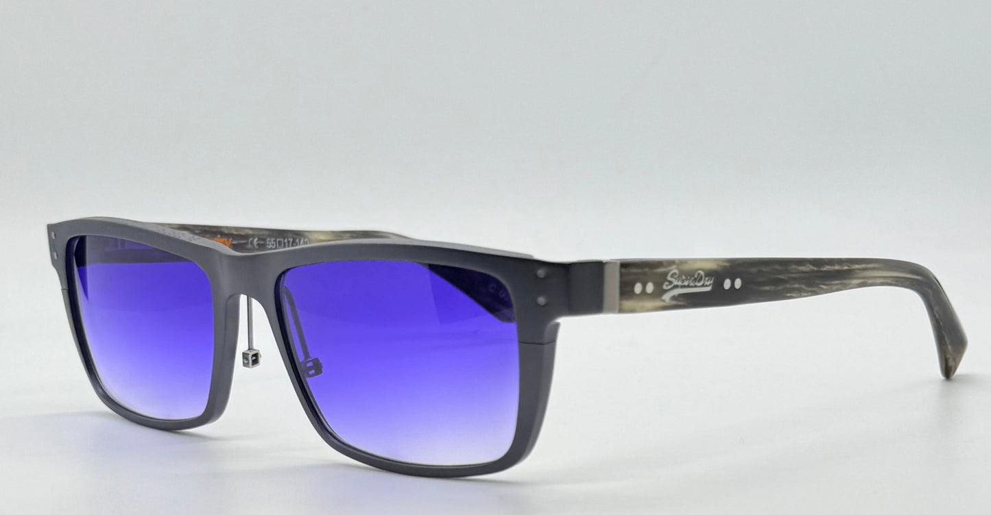 Superdry X Foundry Japan Collab W|New Purple Gradient Custom Lenses-Spring Hinges-Unworn